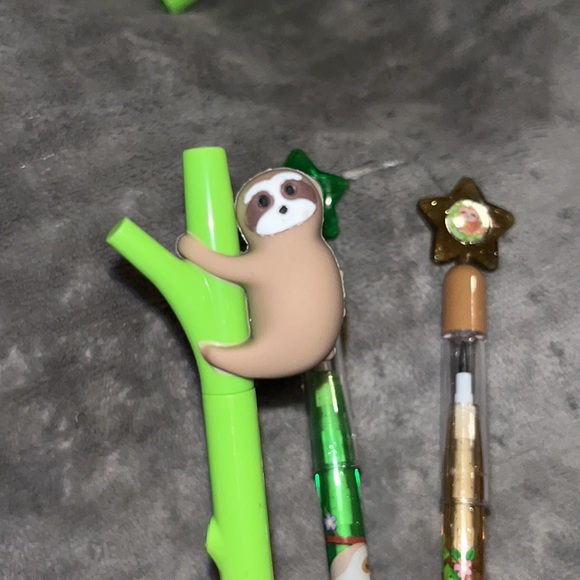 Easter Basket stuffers - 2 sloth pop pencils and a sloth pen - Picture 5 of 5